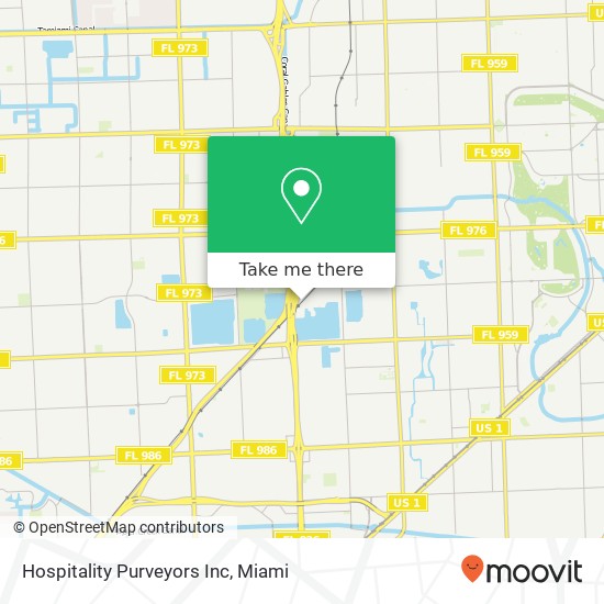 Mapa de Hospitality Purveyors Inc