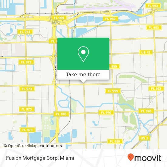 Mapa de Fusion Mortgage Corp