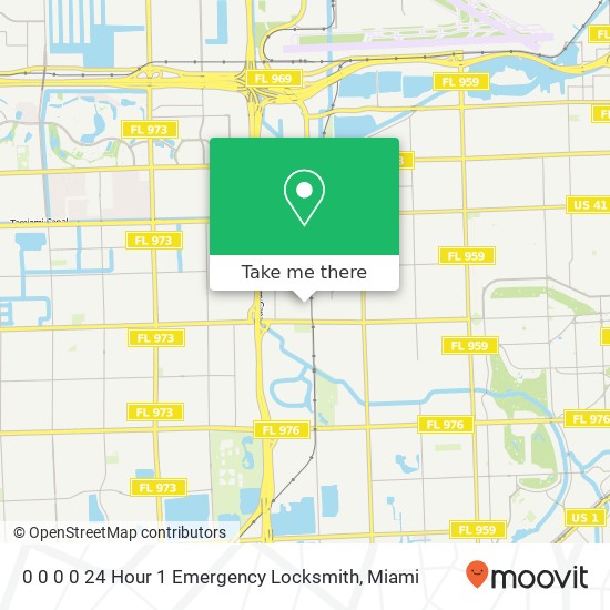 0 0 0 0 24 Hour 1 Emergency Locksmith map