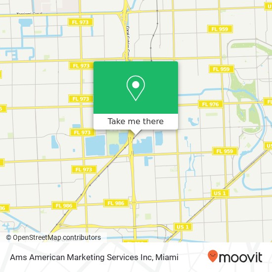 Mapa de Ams American Marketing Services Inc