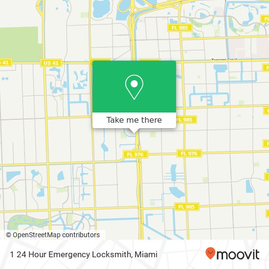 1 24 Hour Emergency Locksmith map