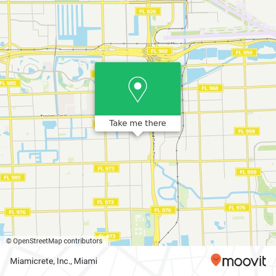 Miamicrete, Inc. map