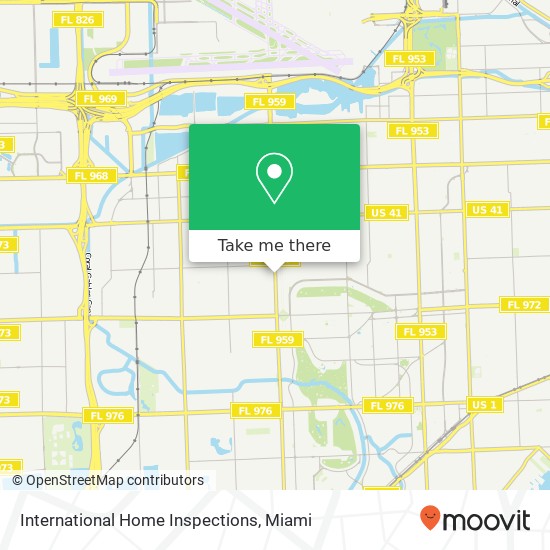 International Home Inspections map