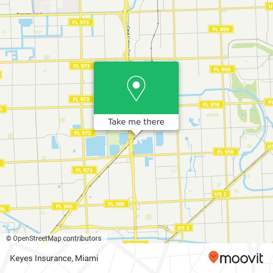 Mapa de Keyes Insurance