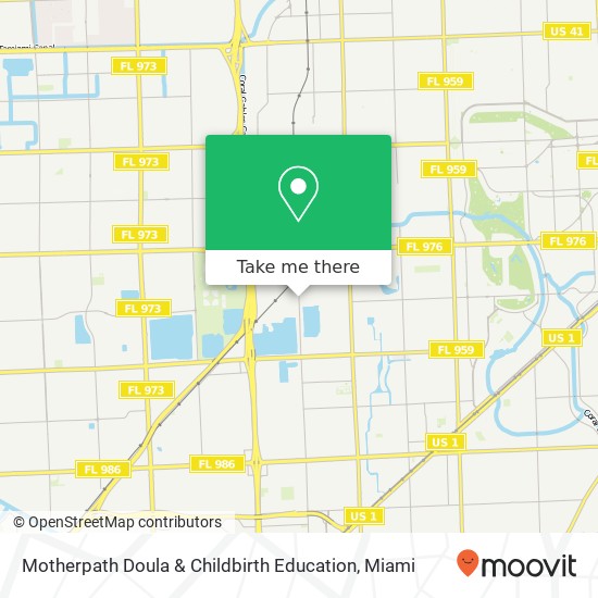 Mapa de Motherpath Doula & Childbirth Education