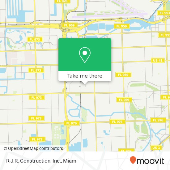 R.J.R. Construction, Inc. map