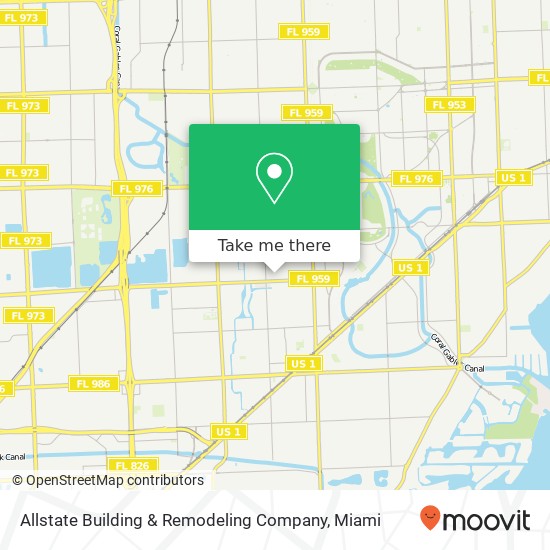 Allstate Building & Remodeling Company map