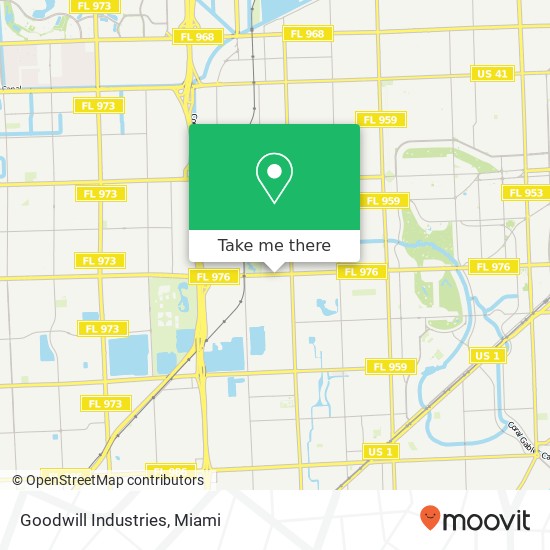 Goodwill Industries map