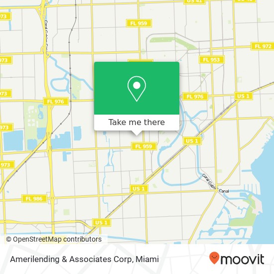 Amerilending & Associates Corp map
