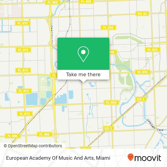 European Academy Of Music And Arts map
