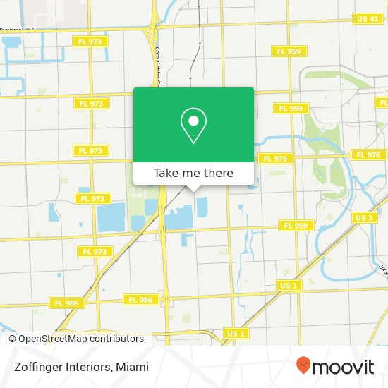 Zoffinger Interiors map