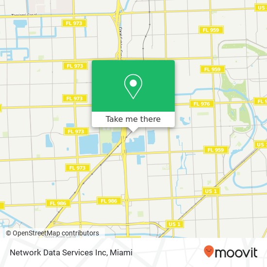Network Data Services Inc map