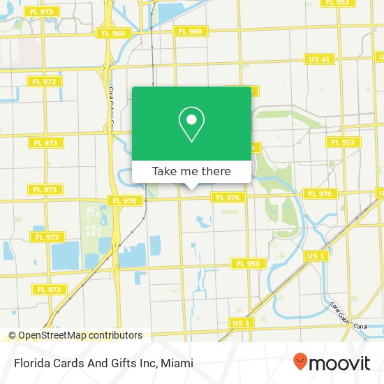 Mapa de Florida Cards And Gifts Inc