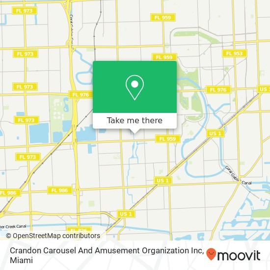 Crandon Carousel And Amusement Organization Inc map