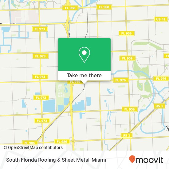 Mapa de South Florida Roofing & Sheet Metal