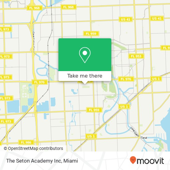 Mapa de The Seton Academy Inc