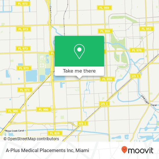 Mapa de A-Plus Medical Placements Inc