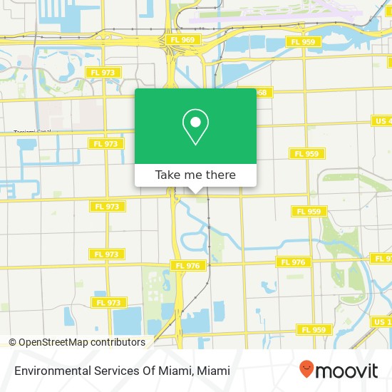 Environmental Services Of Miami map