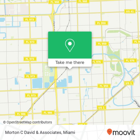 Morton C David & Associates map