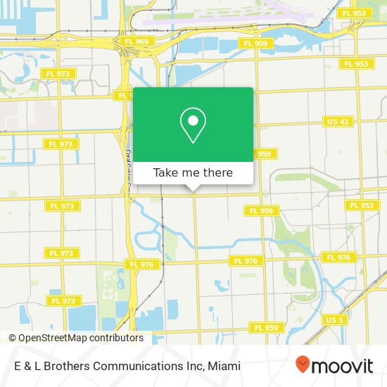 Mapa de E & L Brothers Communications Inc