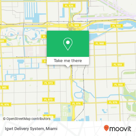 Mapa de Igwt Delivery System