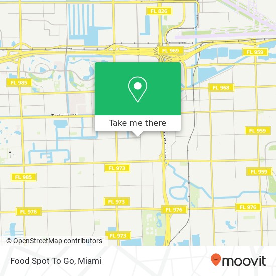 Food Spot To Go map