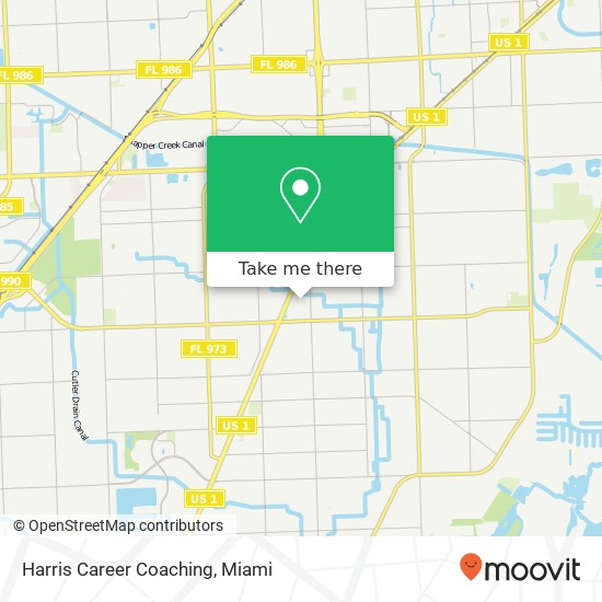 Harris Career Coaching map