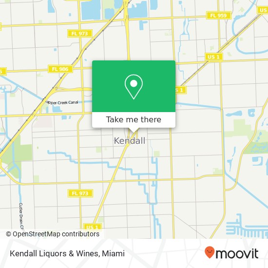 Kendall Liquors & Wines map