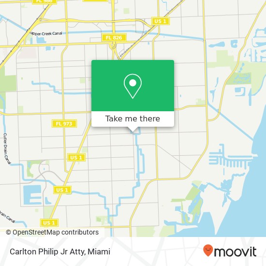 Carlton Philip Jr Atty map