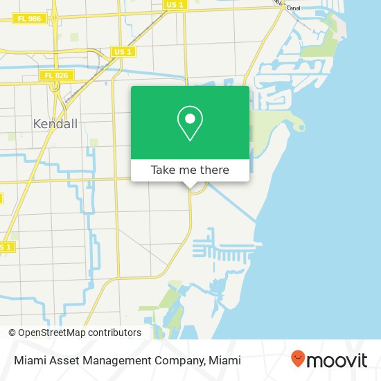 Mapa de Miami Asset Management Company