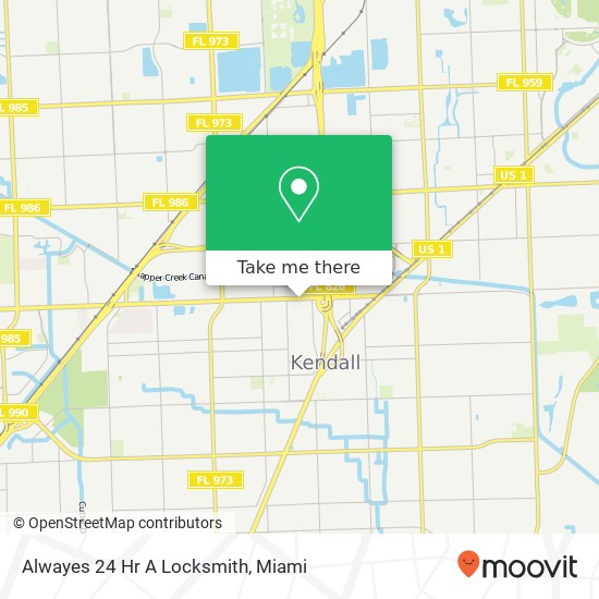 Alwayes 24 Hr A Locksmith map