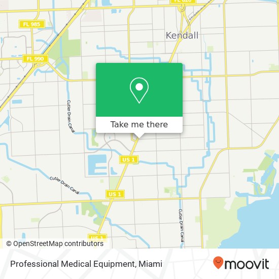 Mapa de Professional Medical Equipment