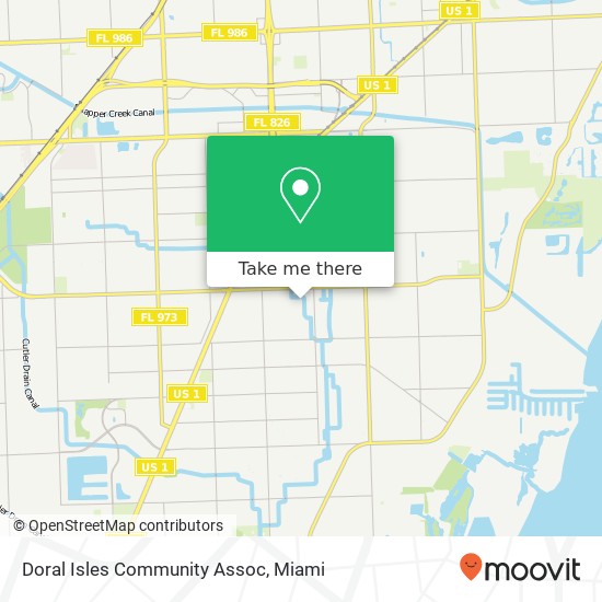 Doral Isles Community Assoc map