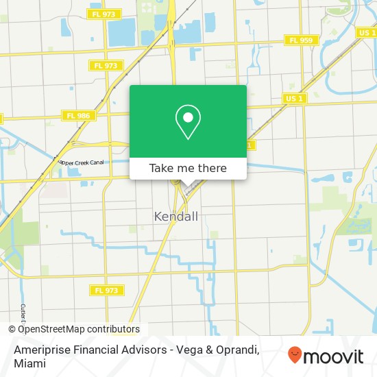 Mapa de Ameriprise Financial Advisors - Vega & Oprandi