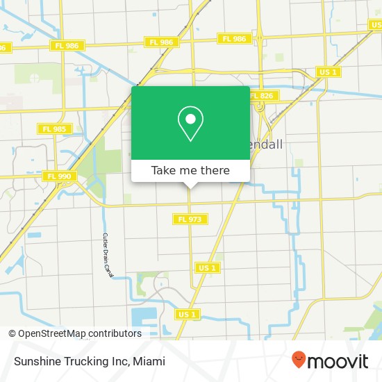 Sunshine Trucking Inc map