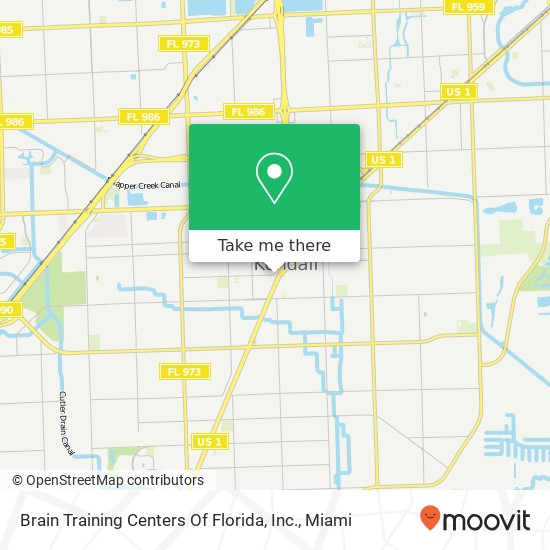Mapa de Brain Training Centers Of Florida, Inc.