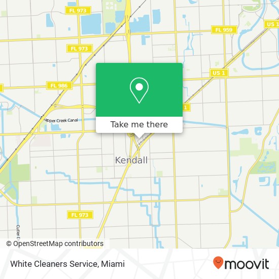 Mapa de White Cleaners Service