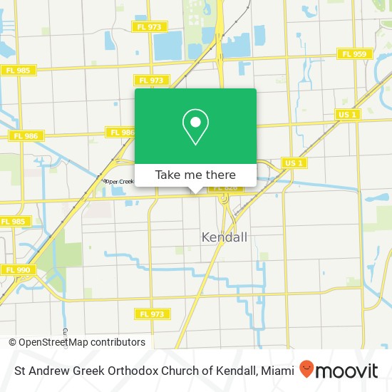 St Andrew Greek Orthodox Church of Kendall map