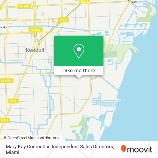Mary Kay Cosmetics Independent Sales Directors map