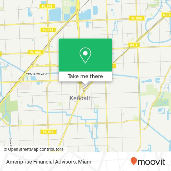 Mapa de Ameriprise Financial Advisors