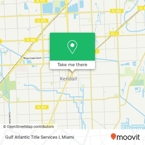 Gulf Atlantic Title Services I map