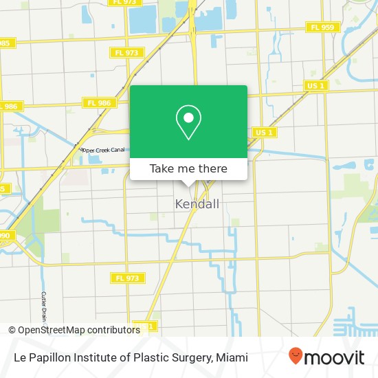 Mapa de Le Papillon Institute of Plastic Surgery