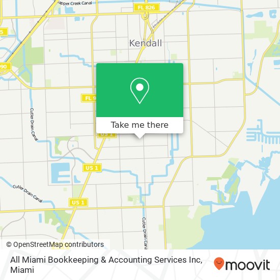 Mapa de All Miami Bookkeeping & Accounting Services Inc