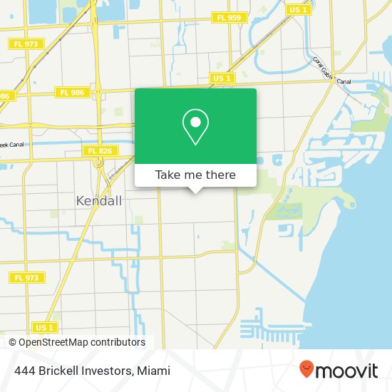 444 Brickell Investors map