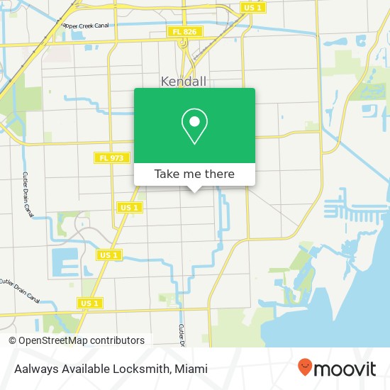 Aalways Available Locksmith map