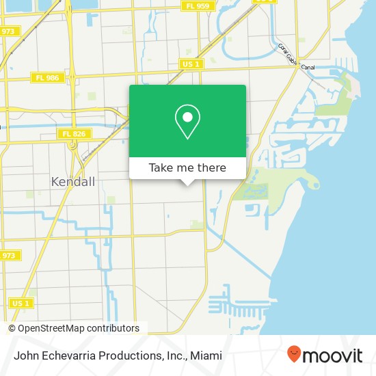 John Echevarria Productions, Inc. map