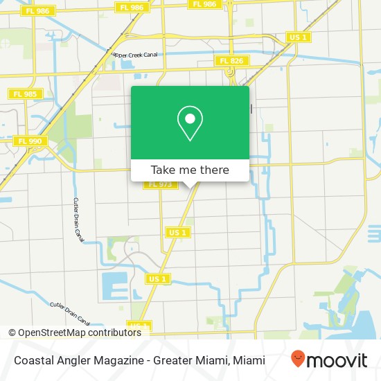 Coastal Angler Magazine - Greater Miami map