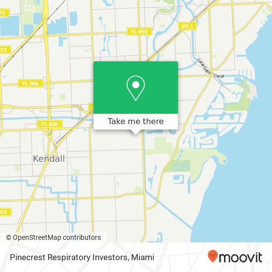 Pinecrest Respiratory Investors map