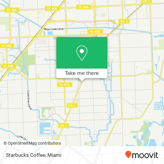 Starbucks Coffee map