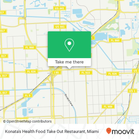 Mapa de Konata's Health Food Take Out Restaurant